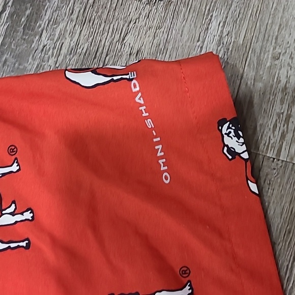 COLUMBIA Red Georgia Bulldogs Big and Tall Backcast Shorts - Picture 10 of 10